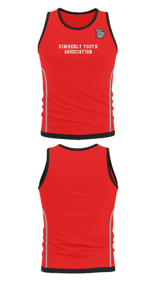 Tank Top, Kimberly Youth Association, Men's Basketball, Teamtime, Team time, sublimation, custom sports apparel, team uniforms, spirit wear, spiritwear, sports uniforms, custom shirts, team store, custom team store, fundraiser sports, apparel fundraiser