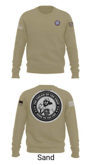 Crew Neck Sweatshirt, 263rd QM, Army, Teamtime, Team time, sublimation, custom sports apparel, team uniforms, spirit wear, spiritwear, sports uniforms, custom shirts, team store, custom team store, fundraiser sports, apparel fundraiser