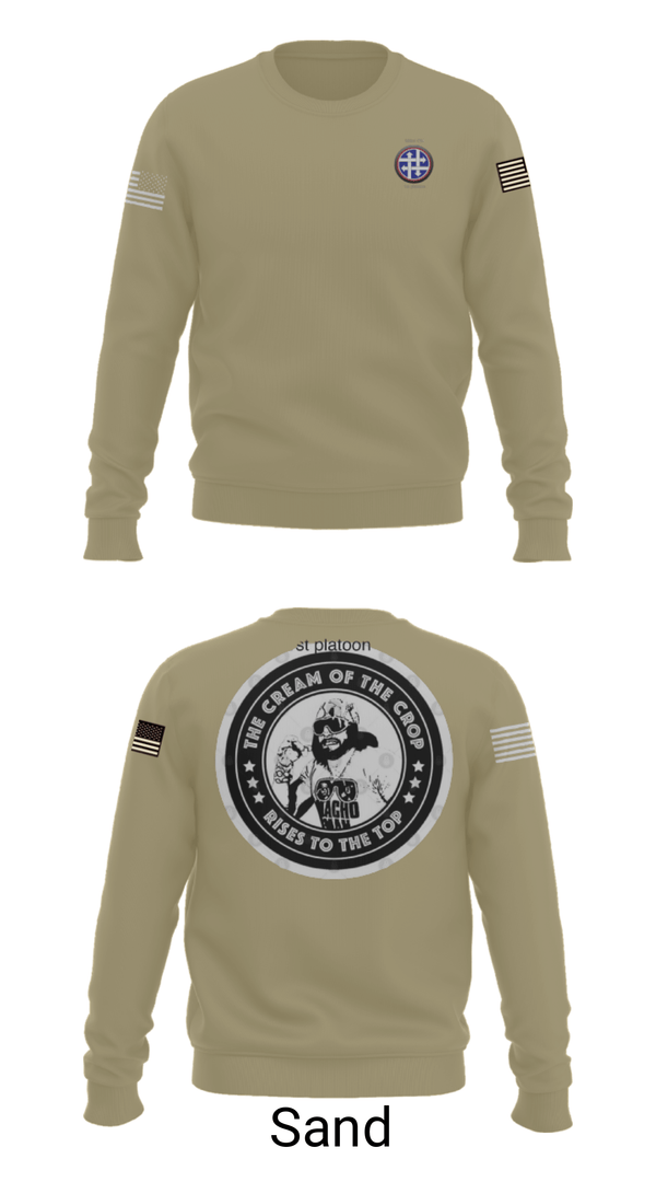 Crew Neck Sweatshirt, 263rd QM, Army, Teamtime, Team time, sublimation, custom sports apparel, team uniforms, spirit wear, spiritwear, sports uniforms, custom shirts, team store, custom team store, fundraiser sports, apparel fundraiser