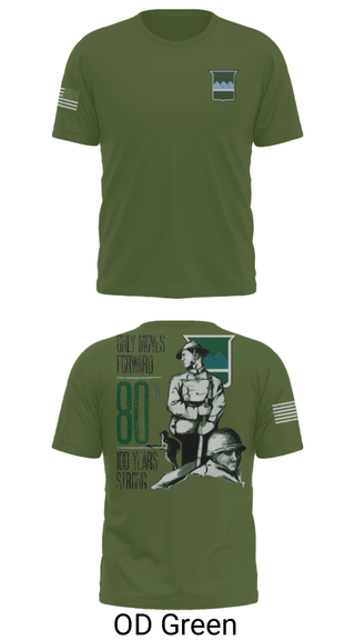 Short Sleeve Performance Shirt, 80th Training Command, , Teamtime, Team time, sublimation, custom sports apparel, team uniforms, spirit wear, spiritwear, sports uniforms, custom shirts, team store, custom team store, fundraiser sports, apparel fundraiser