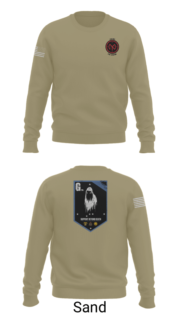 Crew Neck Sweatshirt, , Army, Teamtime, Team time, sublimation, custom sports apparel, team uniforms, spirit wear, spiritwear, sports uniforms, custom shirts, team store, custom team store, fundraiser sports, apparel fundraiser