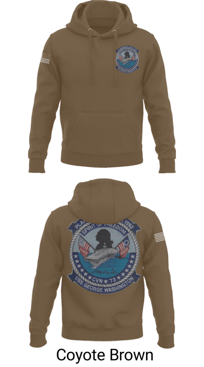 USS GEORGE WASHINGTON CVN-73 87107086 Hoodie - 16