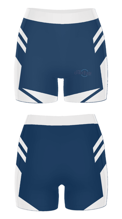Lima Christian School 24277331 Women's Compression Shorts - 22