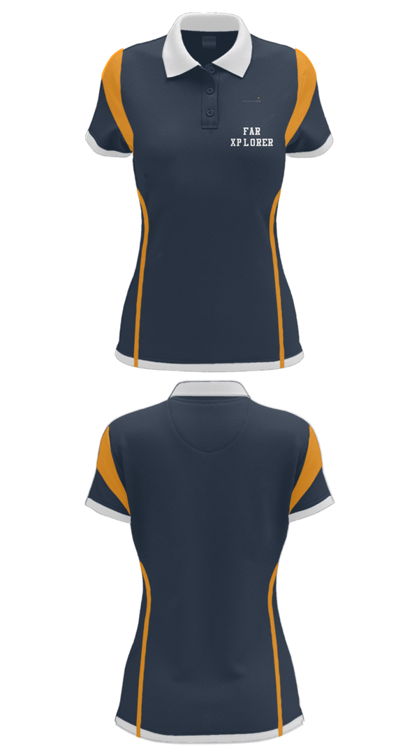 Women's Short Sleeve Performance Polo, Far Xplorer, , Teamtime, Team time, sublimation, custom sports apparel, team uniforms, spirit wear, spiritwear, sports uniforms, custom shirts, team store, custom team store, fundraiser sports, apparel fundraiser