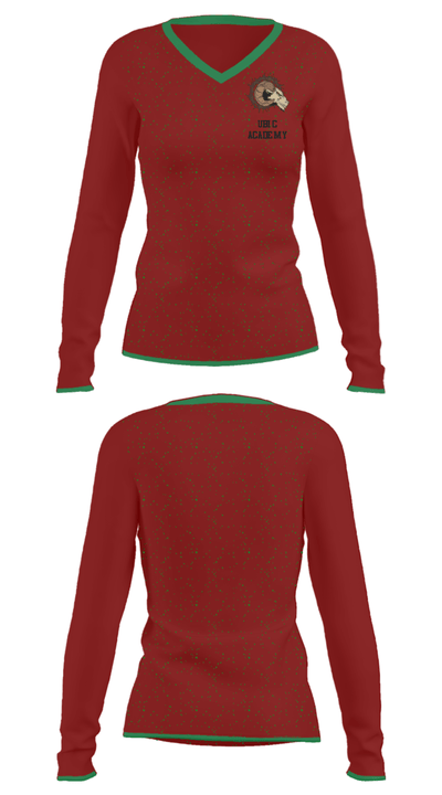Ubic Academy 41616933 Women's Long Sleeve V-neck Shirt - 33
