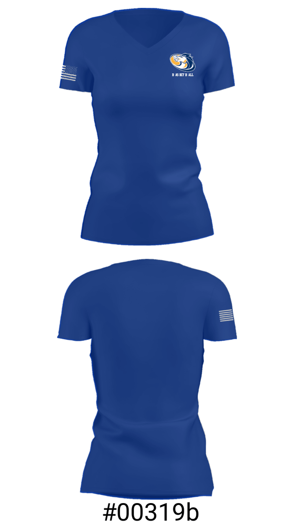 Women's Short Sleeve Vneck Shirt, Sahuarita High School Basketball, Men's Basketball, Teamtime, Team time, sublimation, custom sports apparel, team uniforms, spirit wear, spiritwear, sports uniforms, custom shirts, team store, custom team store, fundraiser sports, apparel fundraiser