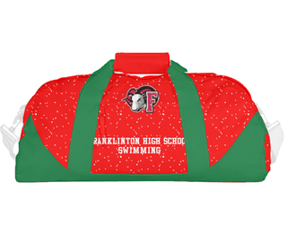 Duffle Bag, Franklinton High School Swimming, Swimming, Teamtime, Team time, sublimation, custom sports apparel, team uniforms, spirit wear, spiritwear, sports uniforms, custom shirts, team store, custom team store, fundraiser sports, apparel fundraiser