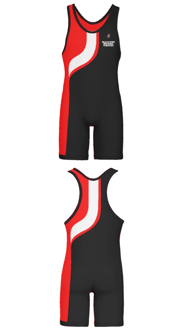 Wrestling Singlet, Roland-Story High School Wrestling, Wrestling, Teamtime, Team time, sublimation, custom sports apparel, team uniforms, spirit wear, spiritwear, sports uniforms, custom shirts, team store, custom team store, fundraiser sports, apparel fundraiser