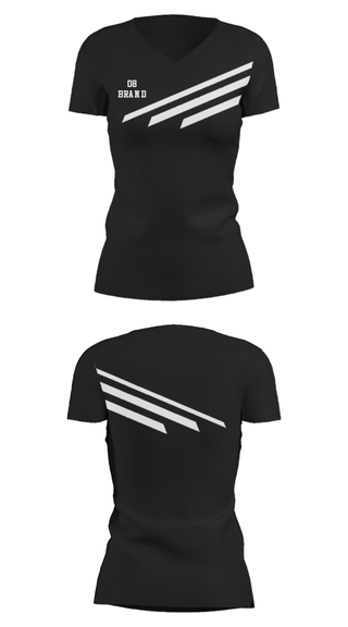 Women's Short Sleeve Vneck Shirt, O8 Brand, , Teamtime, Team time, sublimation, custom sports apparel, team uniforms, spirit wear, spiritwear, sports uniforms, custom shirts, team store, custom team store, fundraiser sports, apparel fundraiser