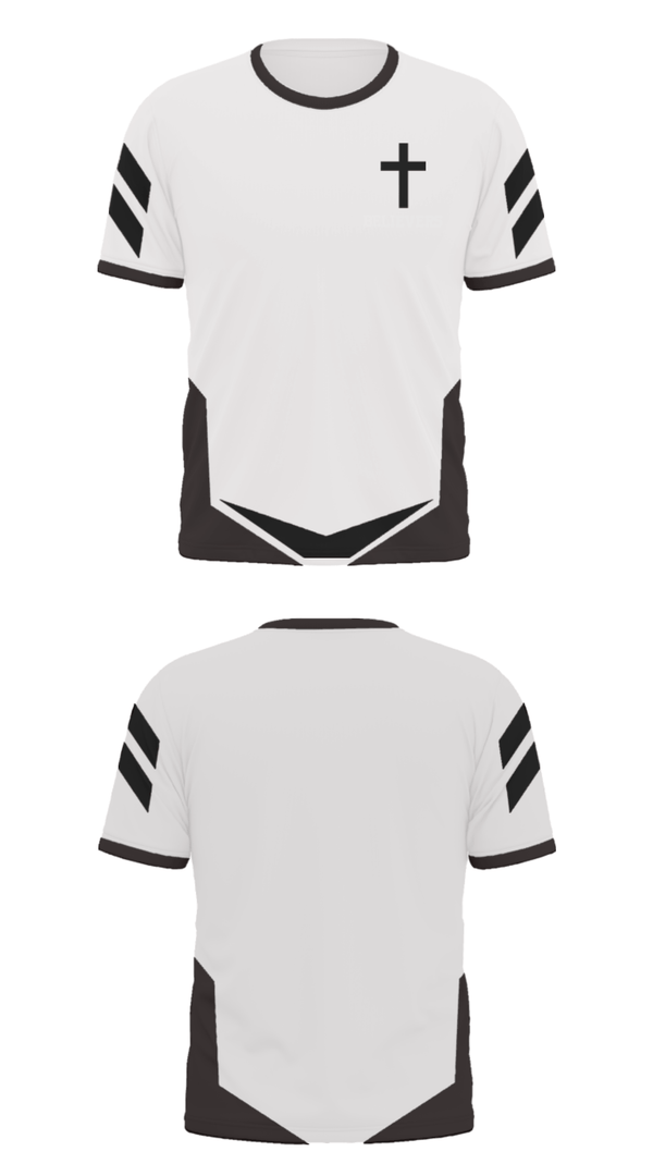 Short Sleeve Performance Polo, Believers, Men's Basketball, Teamtime, Team time, sublimation, custom sports apparel, team uniforms, spirit wear, spiritwear, sports uniforms, custom shirts, team store, custom team store, fundraiser sports, apparel fundraiser