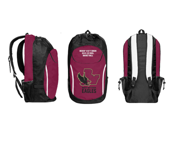 Gear Bag, Bishop Watterson High School Basketball, Women's Basketball, Teamtime, Team time, sublimation, custom sports apparel, team uniforms, spirit wear, spiritwear, sports uniforms, custom shirts, team store, custom team store, fundraiser sports, apparel fundraiser