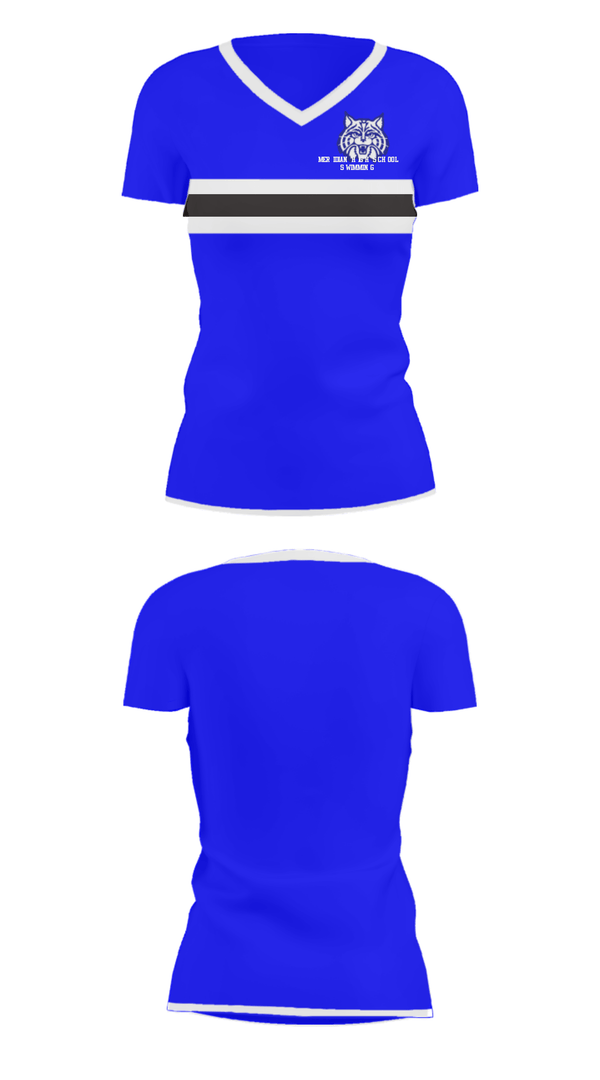 Women's Short Sleeve Vneck Shirt, Meridian High School Swimming, Swimming, Teamtime, Team time, sublimation, custom sports apparel, team uniforms, spirit wear, spiritwear, sports uniforms, custom shirts, team store, custom team store, fundraiser sports, apparel fundraiser