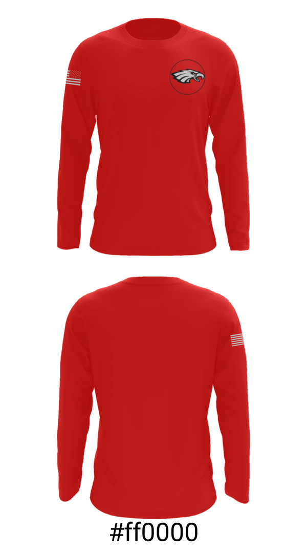 Long Sleeve Performance Shirt, Bellaire High School Basketball, Men's Basketball, Teamtime, Team time, sublimation, custom sports apparel, team uniforms, spirit wear, spiritwear, sports uniforms, custom shirts, team store, custom team store, fundraiser sports, apparel fundraiser