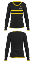 FEC club 32596348 Women's Long Sleeve V-neck Shirt - 24