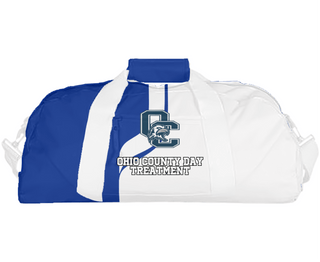 Duffle Bag, Ohio County Day Treatment, Spirit Store, Teamtime, Team time, sublimation, custom sports apparel, team uniforms, spirit wear, spiritwear, sports uniforms, custom shirts, team store, custom team store, fundraiser sports, apparel fundraiser