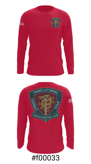 Long Sleeve Performance Shirt, , Marines, Teamtime, Team time, sublimation, custom sports apparel, team uniforms, spirit wear, spiritwear, sports uniforms, custom shirts, team store, custom team store, fundraiser sports, apparel fundraiser