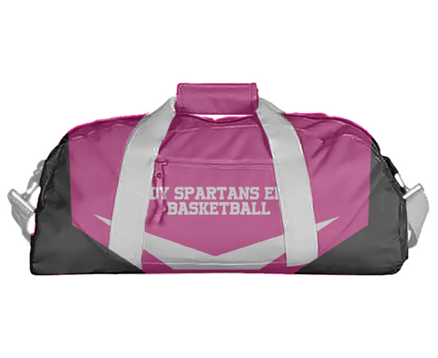 Duffle Bag, Lady Spartans Elite Basketball, Men's Basketball, Teamtime, Team time, sublimation, custom sports apparel, team uniforms, spirit wear, spiritwear, sports uniforms, custom shirts, team store, custom team store, fundraiser sports, apparel fundraiser