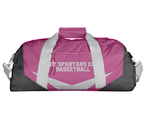 Duffle Bag, Lady Spartans Elite Basketball, Men's Basketball, Teamtime, Team time, sublimation, custom sports apparel, team uniforms, spirit wear, spiritwear, sports uniforms, custom shirts, team store, custom team store, fundraiser sports, apparel fundraiser
