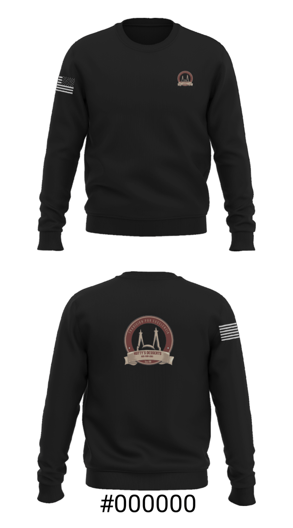 Crew Neck Sweatshirt, Kattys Desserts, , Teamtime, Team time, sublimation, custom sports apparel, team uniforms, spirit wear, spiritwear, sports uniforms, custom shirts, team store, custom team store, fundraiser sports, apparel fundraiser