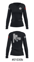 CH-53 14570002 Women's Long Sleeve V-neck Shirt - 7