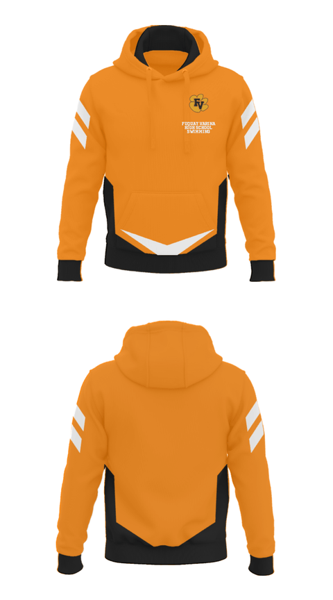 Hoodie, Fuquay-Varina High School Swimming, Swimming, Teamtime, Team time, sublimation, custom sports apparel, team uniforms, spirit wear, spiritwear, sports uniforms, custom shirts, team store, custom team store, fundraiser sports, apparel fundraiser