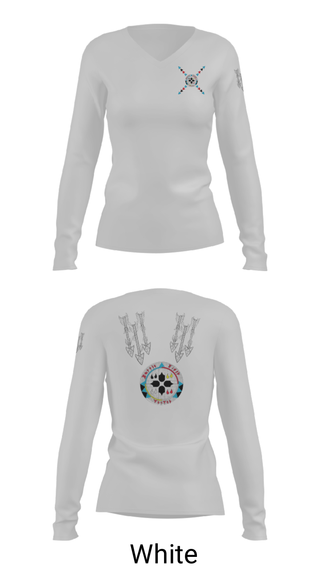 Women's Long Sleeve Vneck Shirt, Battle Field Tested, Men's Basketball, Teamtime, Team time, sublimation, custom sports apparel, team uniforms, spirit wear, spiritwear, sports uniforms, custom shirts, team store, custom team store, fundraiser sports, apparel fundraiser