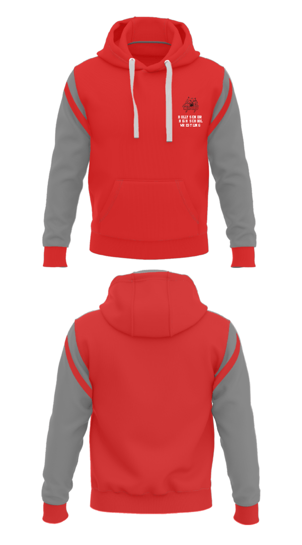 Hoodie, Holly Senior High School Wrestling, Wrestling, Teamtime, Team time, sublimation, custom sports apparel, team uniforms, spirit wear, spiritwear, sports uniforms, custom shirts, team store, custom team store, fundraiser sports, apparel fundraiser