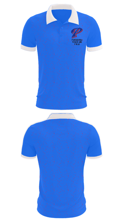 Pascagoula Track and Field 15202969 Short Sleeve Performance Polo - 26