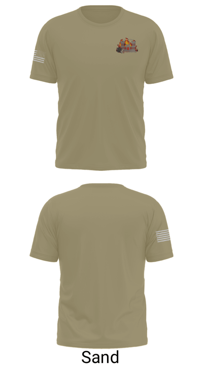 3rd Platoon 81914582 Short Sleeve Performance Shirt - 46