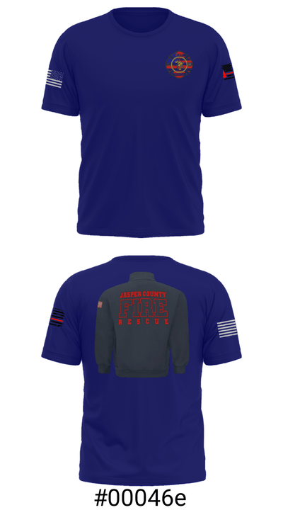Jasper County Fire Rescue 11474467 Short Sleeve Performance Shirt - 6