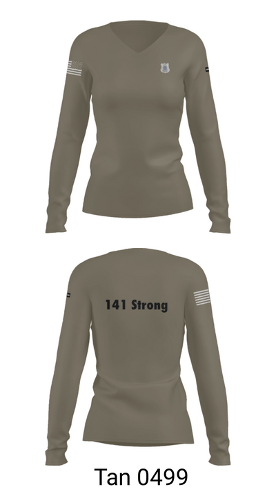 141 Strong 28251184 Women's Long Sleeve V-neck Shirt - 39
