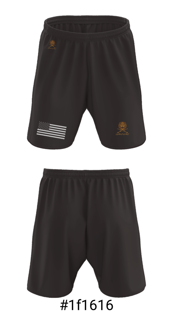 Athletic Shorts With Pockets, 1-9 cav, Army, Teamtime, Team time, sublimation, custom sports apparel, team uniforms, spirit wear, spiritwear, sports uniforms, custom shirts, team store, custom team store, fundraiser sports, apparel fundraiser