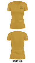 Ilwaco High School Wrestling 7421993 Women's Short Sleeve V-neck Shirt - 21