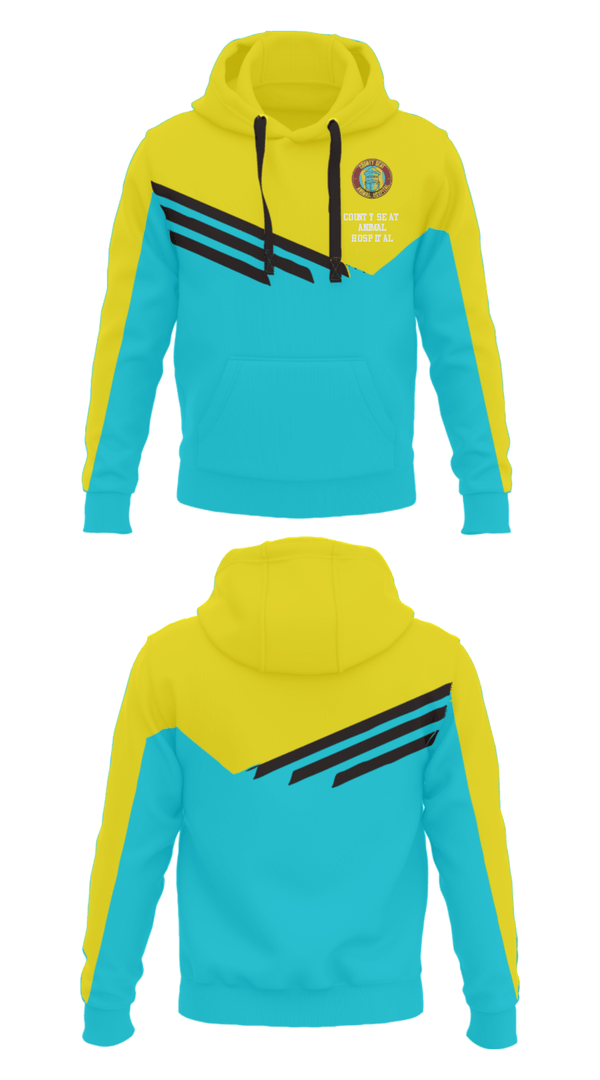 Hoodie, County Seat Animal HospitalCounty Seat Animal Hospital, , Teamtime, Team time, sublimation, custom sports apparel, team uniforms, spirit wear, spiritwear, sports uniforms, custom shirts, team store, custom team store, fundraiser sports, apparel fundraiser