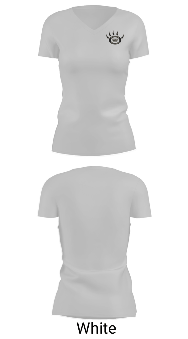 Women's Short Sleeve Vneck Shirt, Westview High School Gymnastics, Spirit Store, Teamtime, Team time, sublimation, custom sports apparel, team uniforms, spirit wear, spiritwear, sports uniforms, custom shirts, team store, custom team store, fundraiser sports, apparel fundraiser