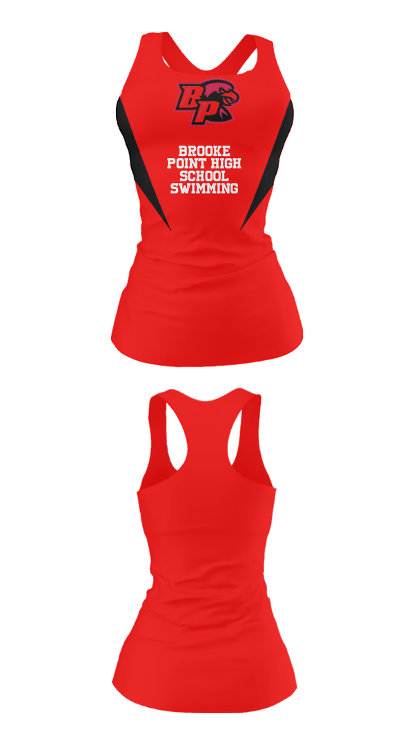 Tank Top, Brooke Point High School Swimming, Swimming, Teamtime, Team time, sublimation, custom sports apparel, team uniforms, spirit wear, spiritwear, sports uniforms, custom shirts, team store, custom team store, fundraiser sports, apparel fundraiser