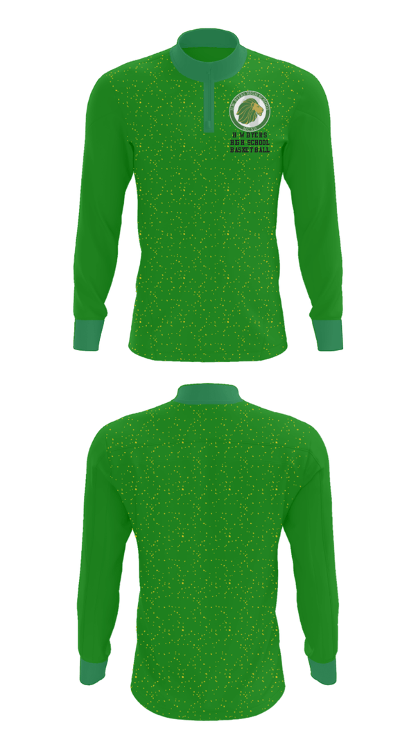 Quarter Zip Jacket, H W Byers High School Basketball, Women's Basketball, Teamtime, Team time, sublimation, custom sports apparel, team uniforms, spirit wear, spiritwear, sports uniforms, custom shirts, team store, custom team store, fundraiser sports, apparel fundraiser