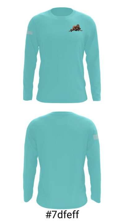 Awesome Wrestling Merch 52015429 Long Sleeve Performance Shirt - 18