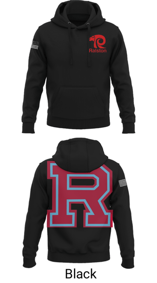 Hoodie, Ralston High School Wrestling, Wrestling, Teamtime, Team time, sublimation, custom sports apparel, team uniforms, spirit wear, spiritwear, sports uniforms, custom shirts, team store, custom team store, fundraiser sports, apparel fundraiser