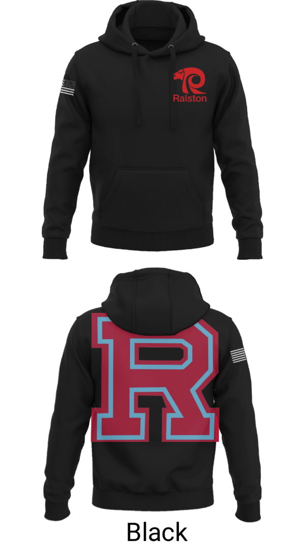 Hoodie, Ralston High School Wrestling, Wrestling, Teamtime, Team time, sublimation, custom sports apparel, team uniforms, spirit wear, spiritwear, sports uniforms, custom shirts, team store, custom team store, fundraiser sports, apparel fundraiser