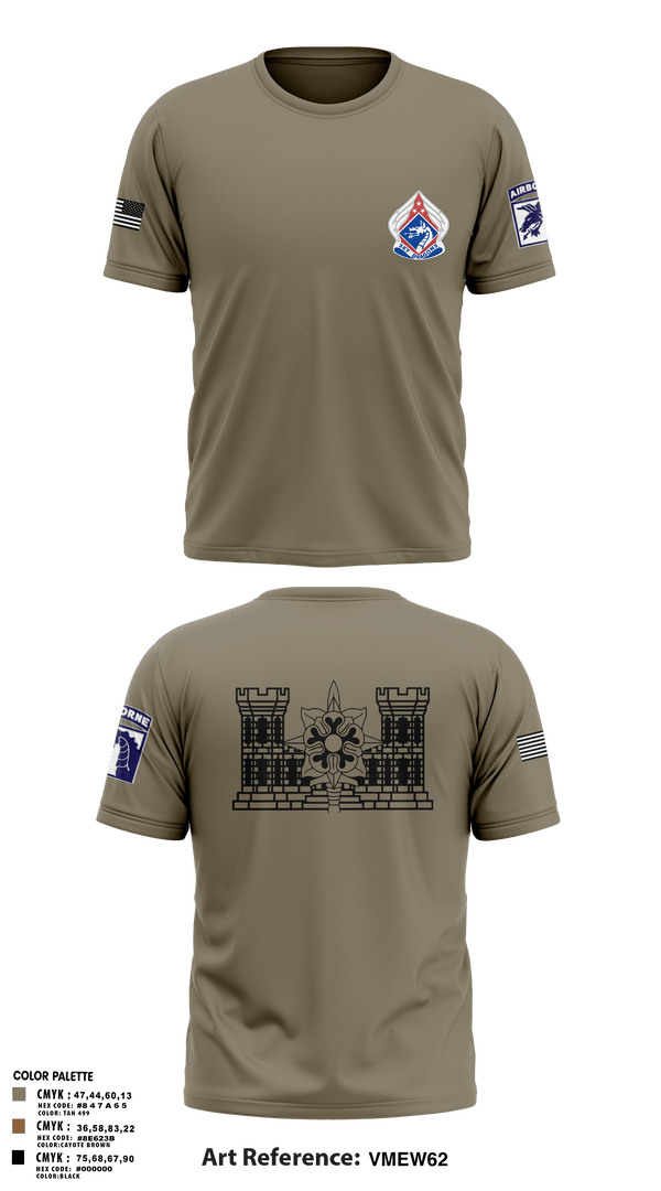 Short Sleeve Performance Shirt, XVIII ABN G2, Army, Teamtime, Team time, sublimation, custom sports apparel, team uniforms, spirit wear, spiritwear, sports uniforms, custom shirts, team store, custom team store, fundraiser sports, apparel fundraiser