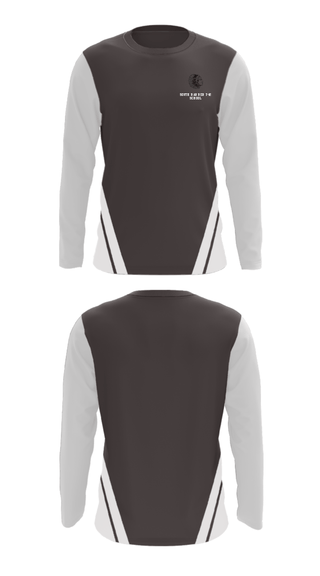 Long Sleeve Performance Shirt, South Barber 7-12 School, Spirit Store, Teamtime, Team time, sublimation, custom sports apparel, team uniforms, spirit wear, spiritwear, sports uniforms, custom shirts, team store, custom team store, fundraiser sports, apparel fundraiser