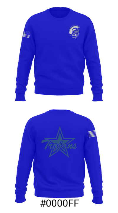 Johnson County Middle School Basketball 60515333 Crew Neck Sweatshirt - 16