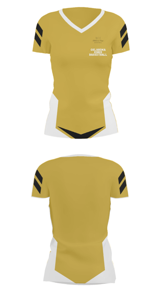 Women's Short Sleeve Vneck Shirt, Oklahoma Kings Basketball, Men's Basketball, Teamtime, Team time, sublimation, custom sports apparel, team uniforms, spirit wear, spiritwear, sports uniforms, custom shirts, team store, custom team store, fundraiser sports, apparel fundraiser