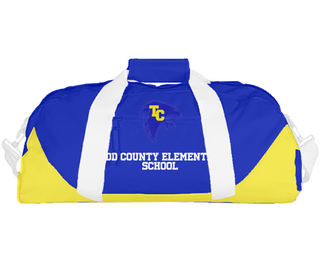 Duffle Bag, Todd County Elementary School, Spirit Store, Teamtime, Team time, sublimation, custom sports apparel, team uniforms, spirit wear, spiritwear, sports uniforms, custom shirts, team store, custom team store, fundraiser sports, apparel fundraiser