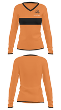 Cooperstown Senior High School Wrestling 44046237 Women's Long Sleeve V-neck Shirt - 31