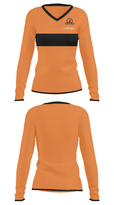 Cooperstown Senior High School Wrestling 44046237 Women's Long Sleeve V-neck Shirt - 31