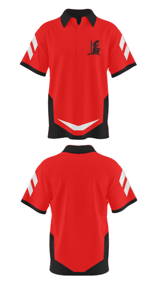 Short Sleeve Bowling Jersey, Bishop Luers Catholic High School Bowling, Bowling, Teamtime, Team time, sublimation, custom sports apparel, team uniforms, spirit wear, spiritwear, sports uniforms, custom shirts, team store, custom team store, fundraiser sports, apparel fundraiser