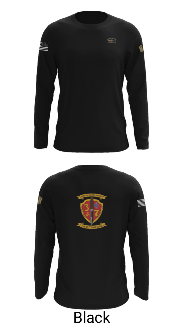 Long Sleeve Performance Shirt, 3rd. Battalion 7th. Marines, Marines, Teamtime, Team time, sublimation, custom sports apparel, team uniforms, spirit wear, spiritwear, sports uniforms, custom shirts, team store, custom team store, fundraiser sports, apparel fundraiser