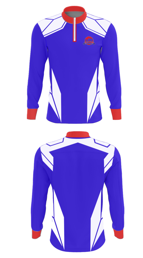 Quarter Zip Jacket, Lil Dribblers Basketball, Men's Basketball, Teamtime, Team time, sublimation, custom sports apparel, team uniforms, spirit wear, spiritwear, sports uniforms, custom shirts, team store, custom team store, fundraiser sports, apparel fundraiser